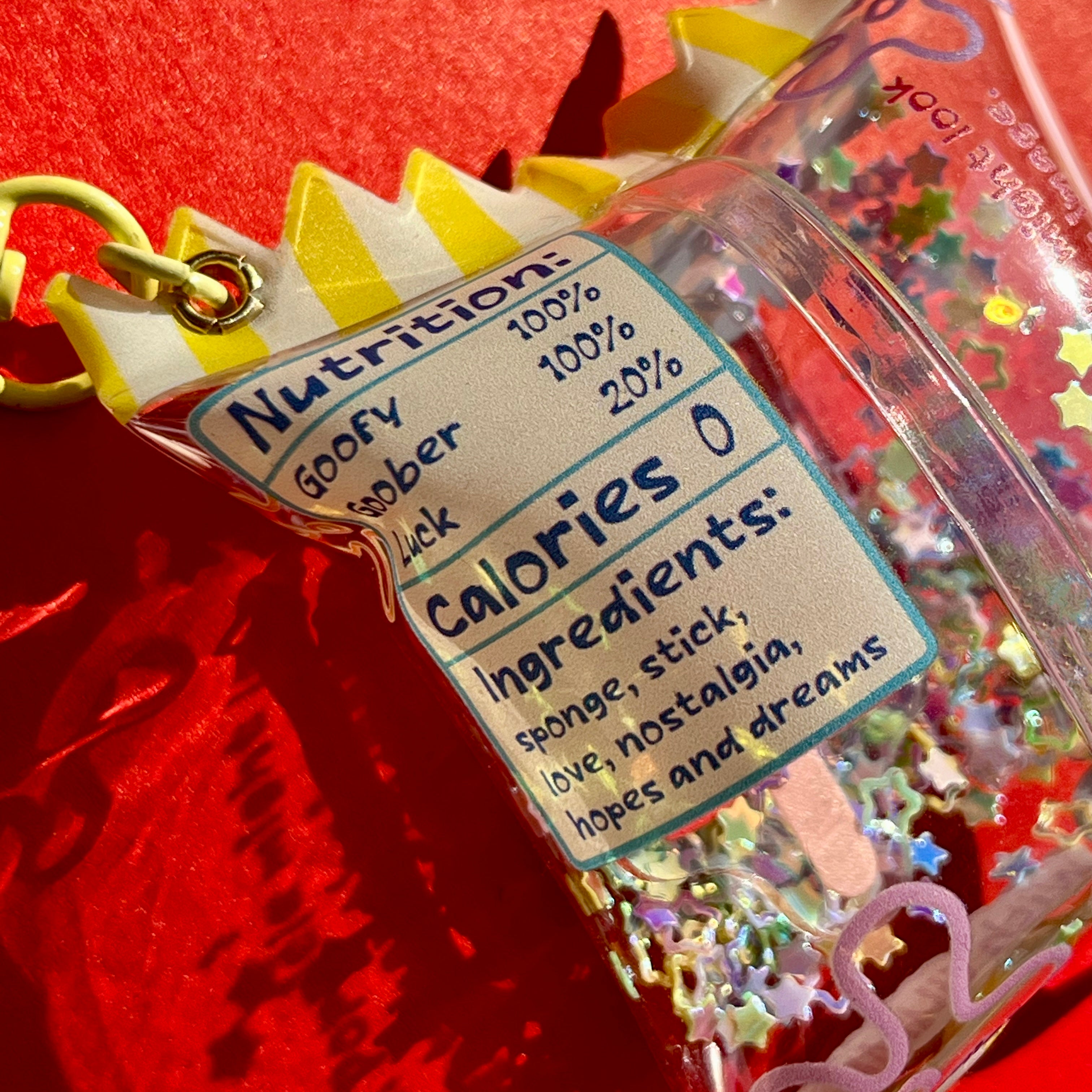 SpongeBro Popsicle Shaker Keychain