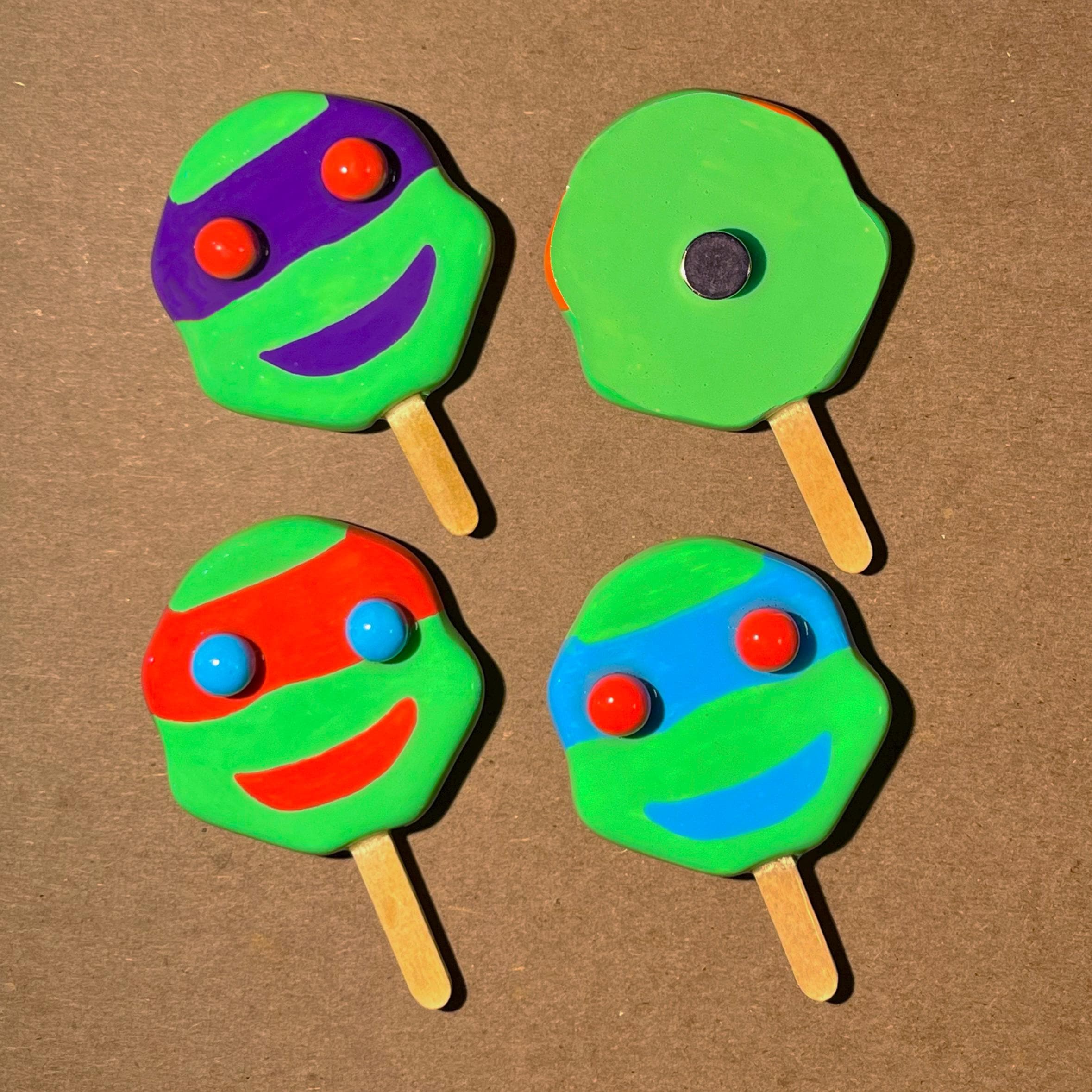 Turtle Popsicle Magnet