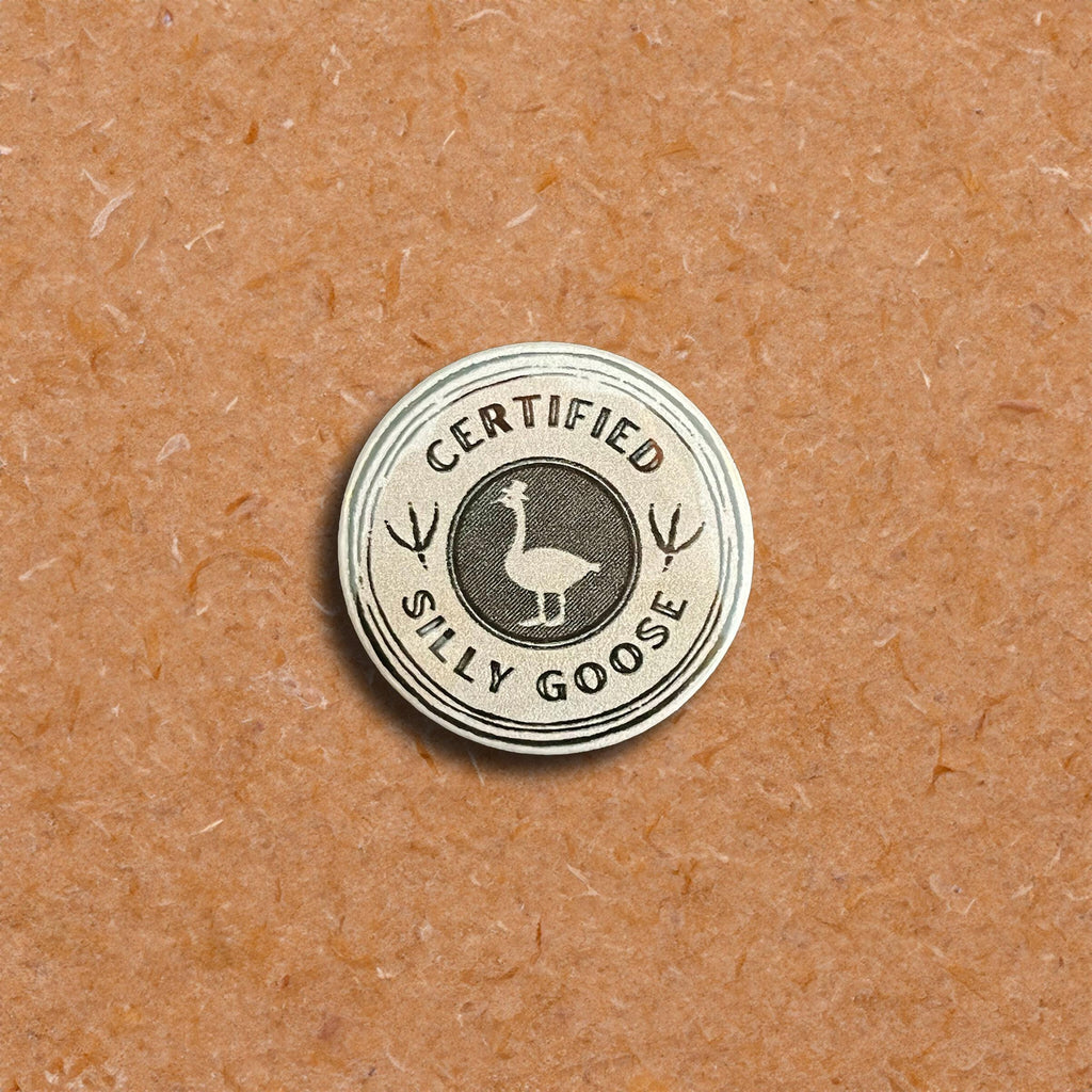 Certified Silly Goose Pinback Button Set
