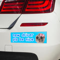 "new driver pls be nice" Rat Car Bumper Magnet