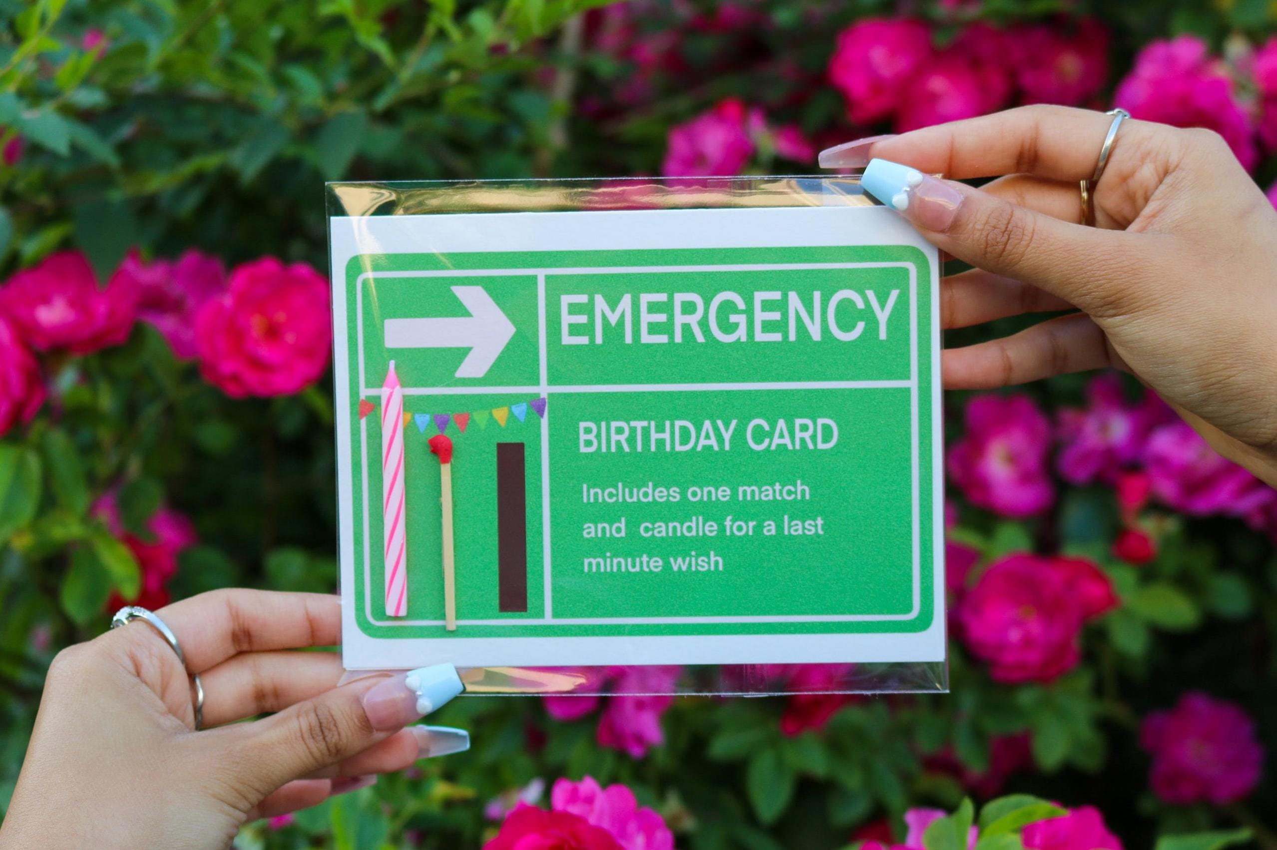 Emergency Birthday Card