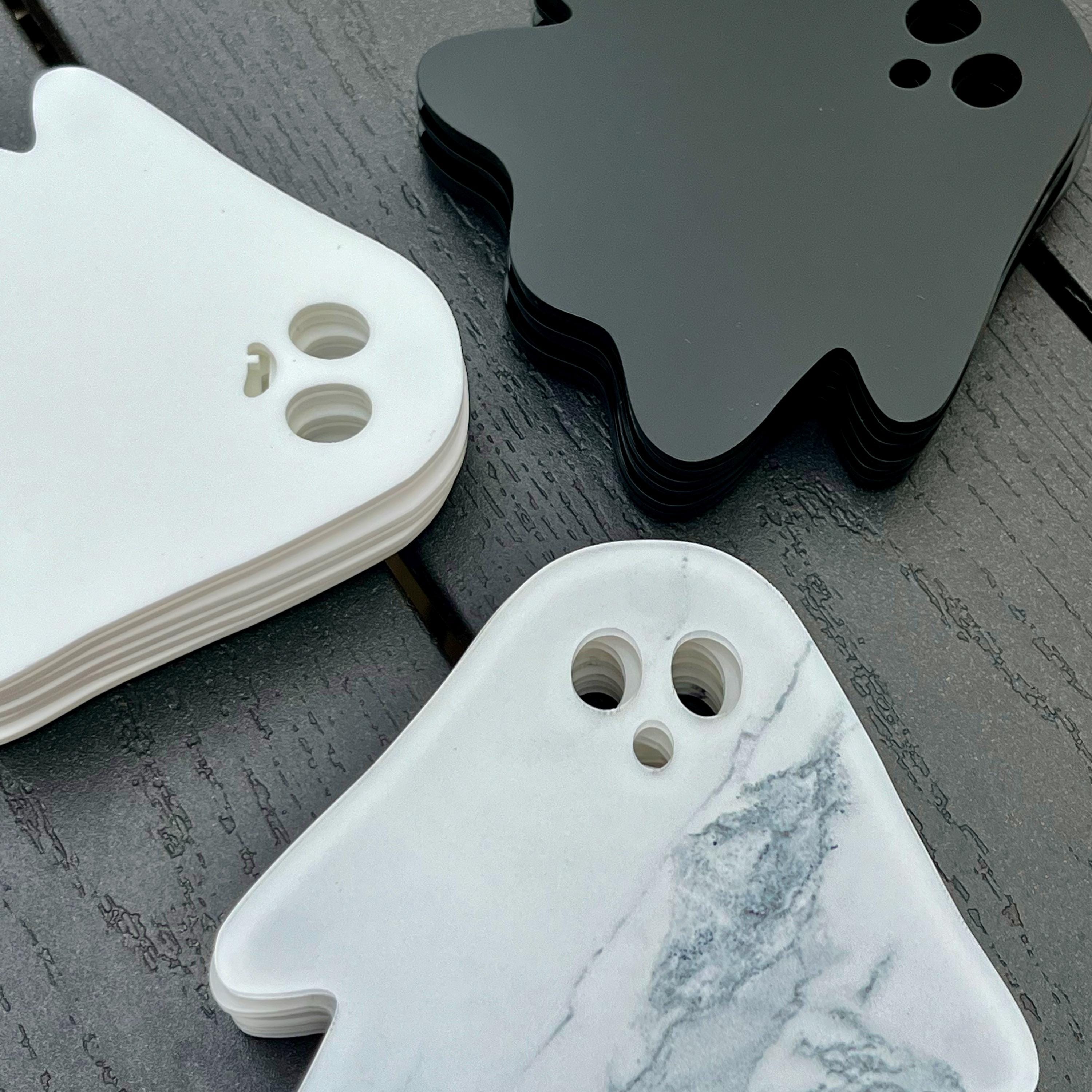 Spooky Ghost Acrylic Coaster Set