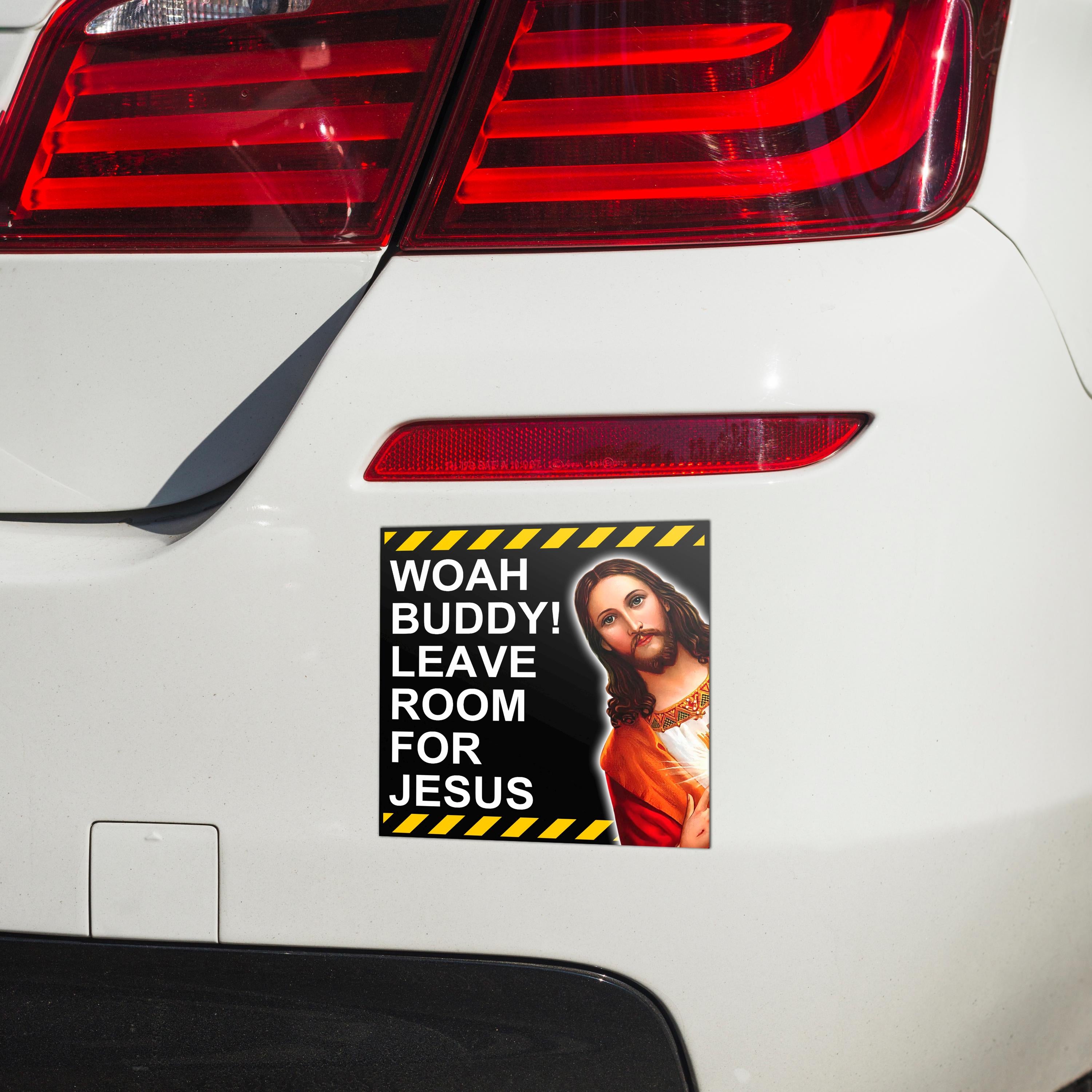 "Leave Room for Jesus" Car Bumper Magnet