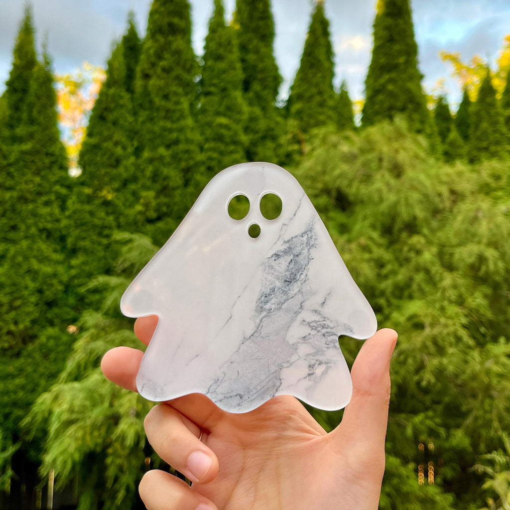 Spooky Ghost Acrylic Coaster Set