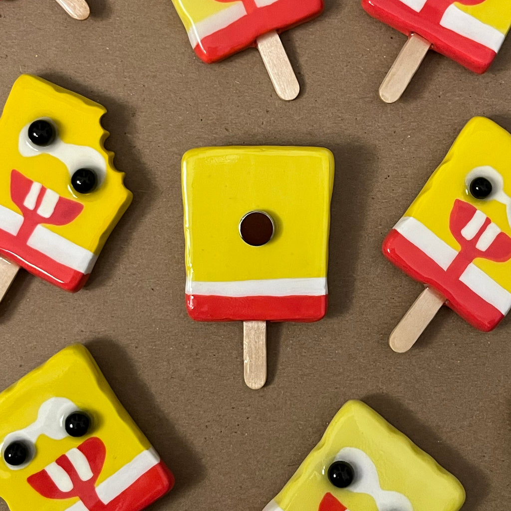 Sponge Guy Popsicle Magnet