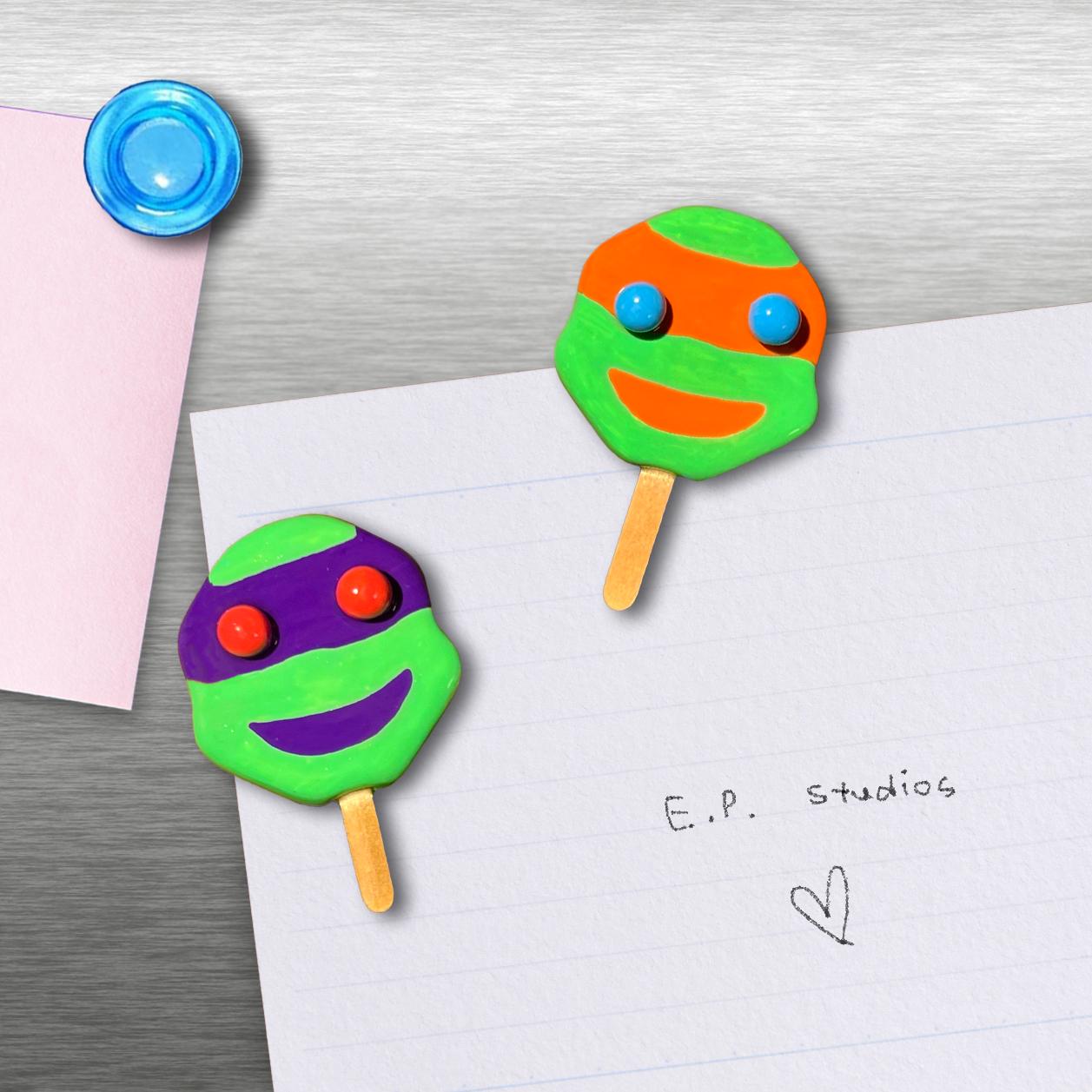 Turtle Popsicle Magnet