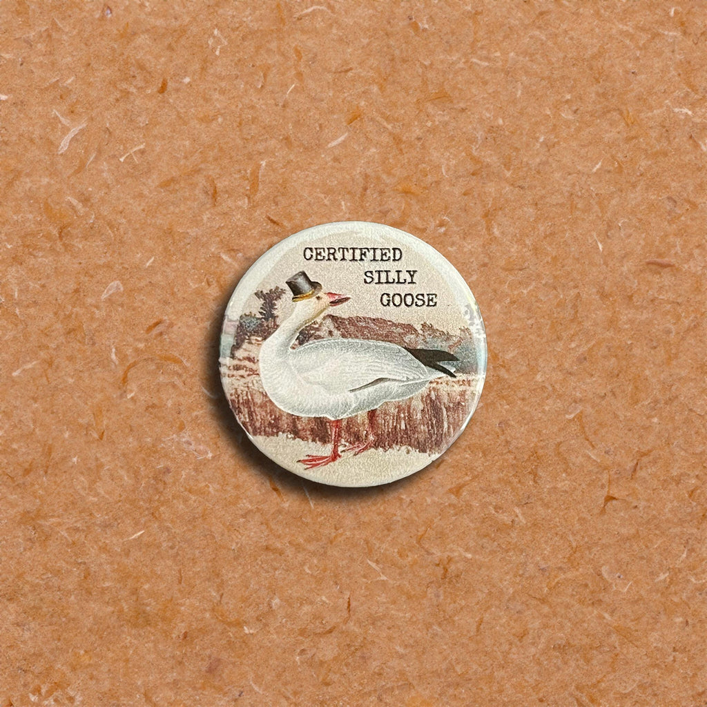 Certified Silly Goose Pinback Button Set