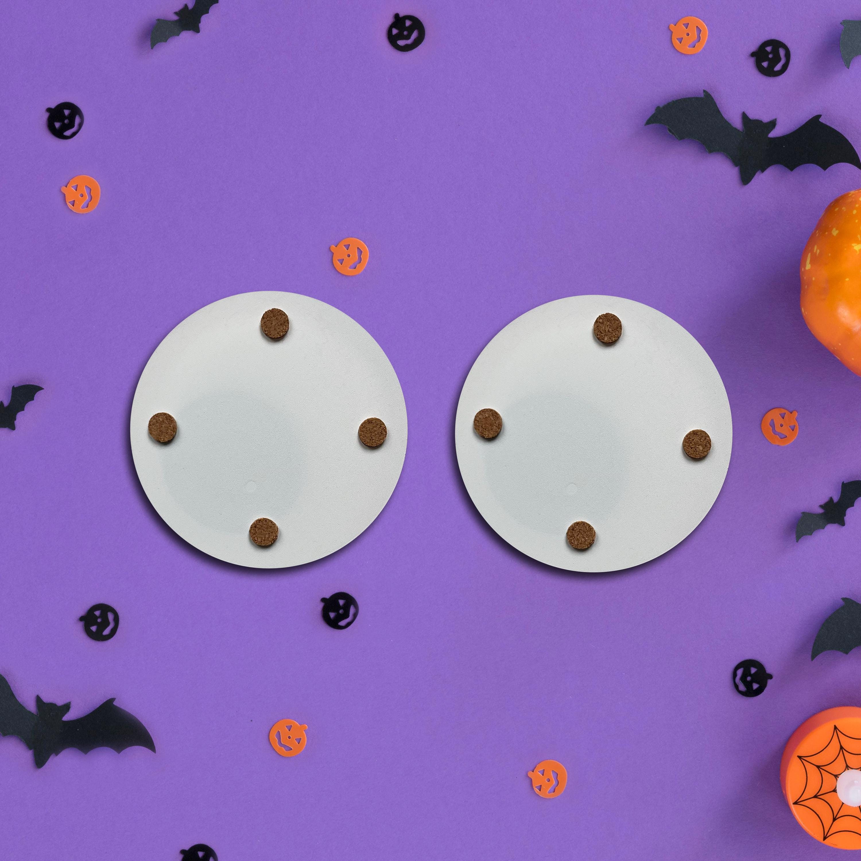 Spooky Eyeball Acrylic Coaster Set of 2