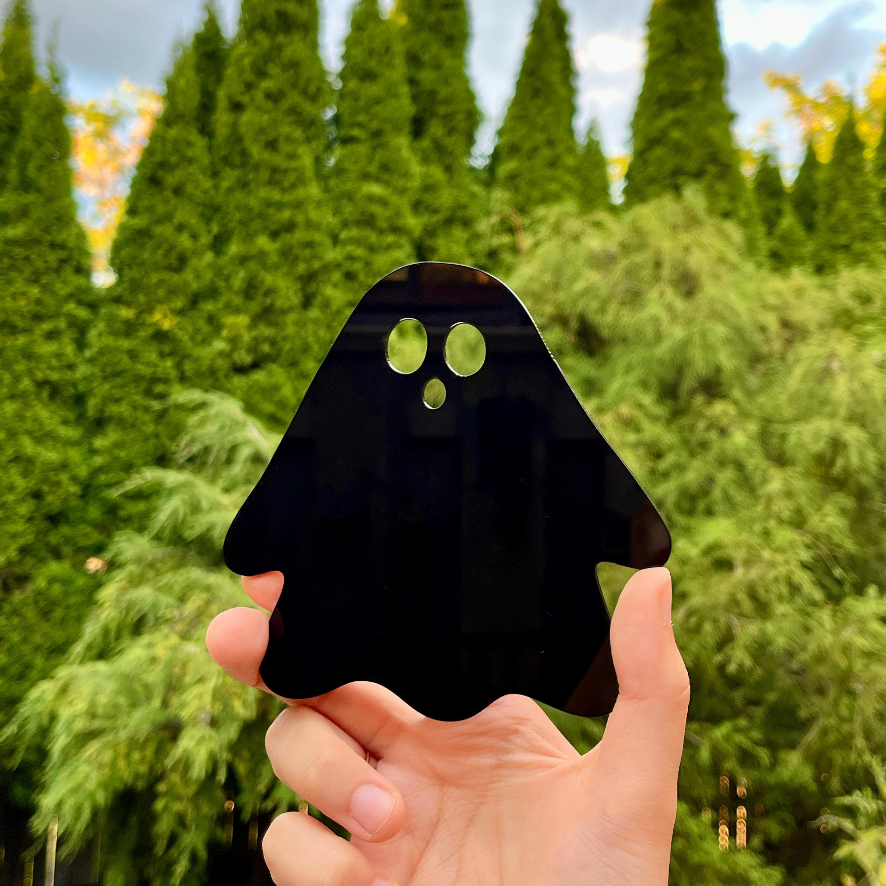 Spooky Ghost Acrylic Coaster Set