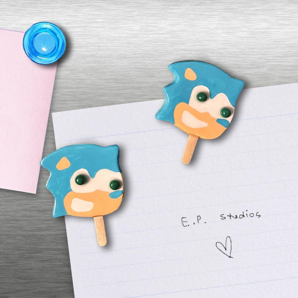 Hedgehog Popsicle Magnet
