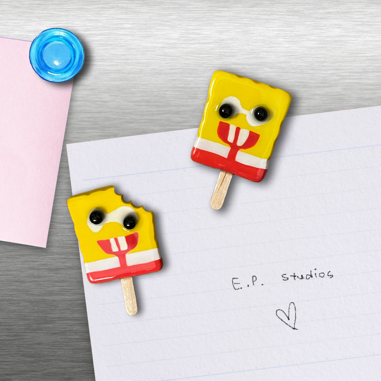 Sponge Guy Popsicle Magnet